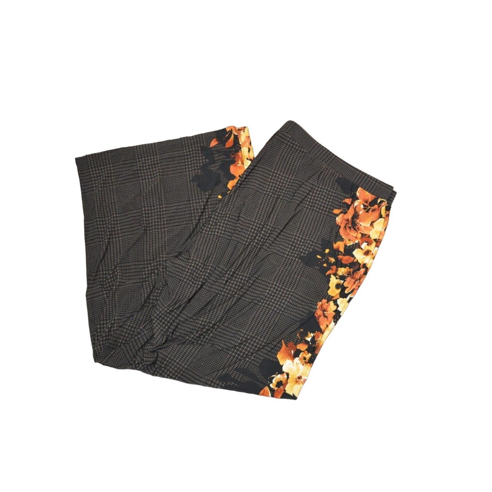 SUSAN GRAVER Regular Printed Liquid Knit Wide Leg Pants 2x